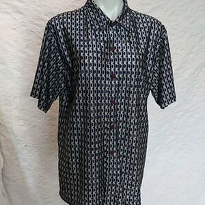 Vintage anchor blue shirt 